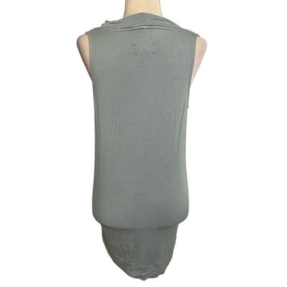 lou grey womens solid light blue tunic Round Neck tank top xs - Picture 2 of 4